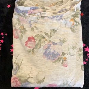 Flower patterned shirt